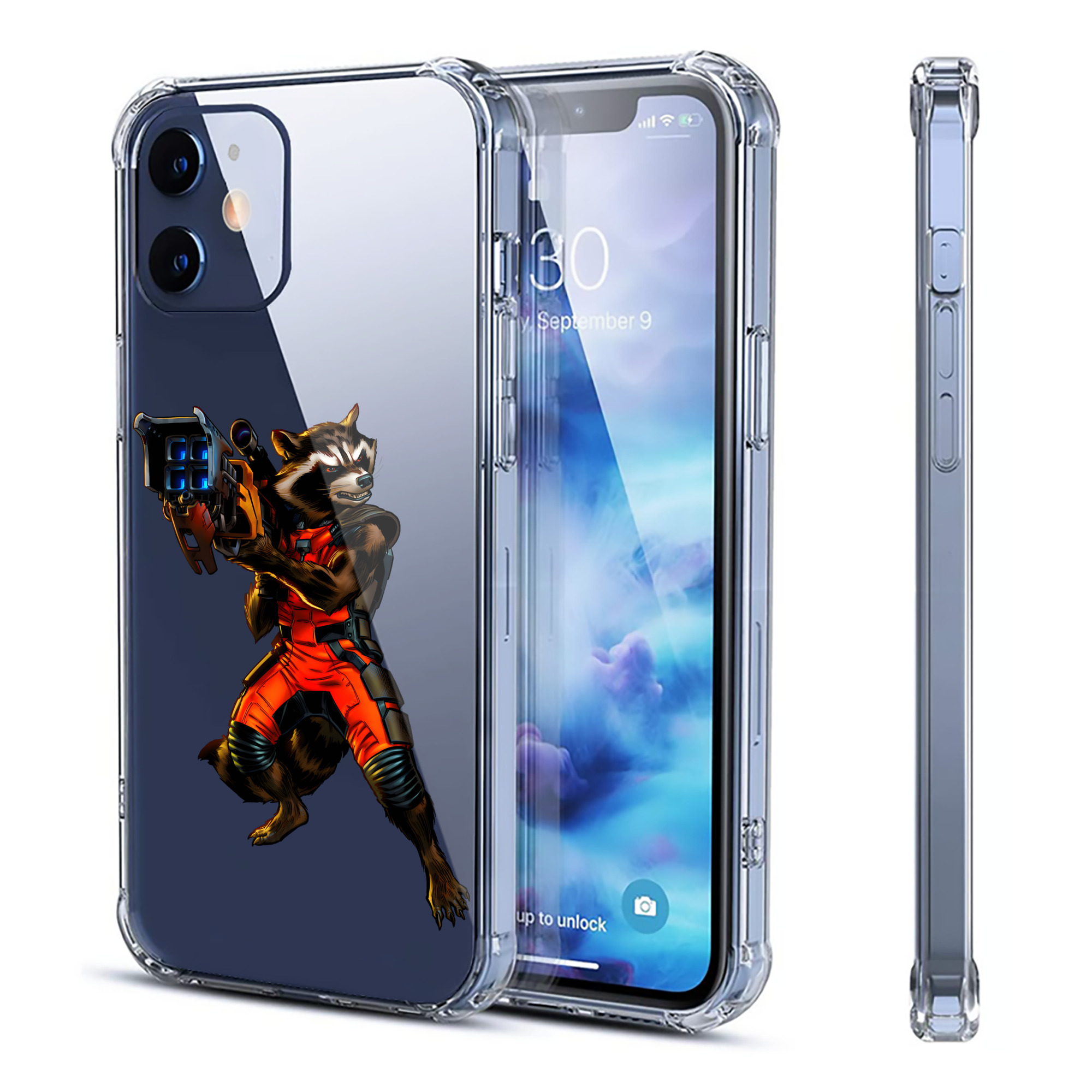 （画像用） アベンジャーズ The Avengers 【iPhone 12シリーズ対応】透明スマホケース（クリアソフトケース）
